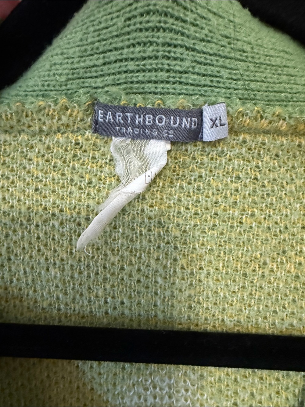 Earthbound Sage Green Daisy Knit Cardigan Sweater - Picture 7 of 7